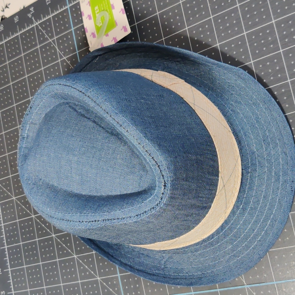 Kids 4+ Blue Fedora Hat